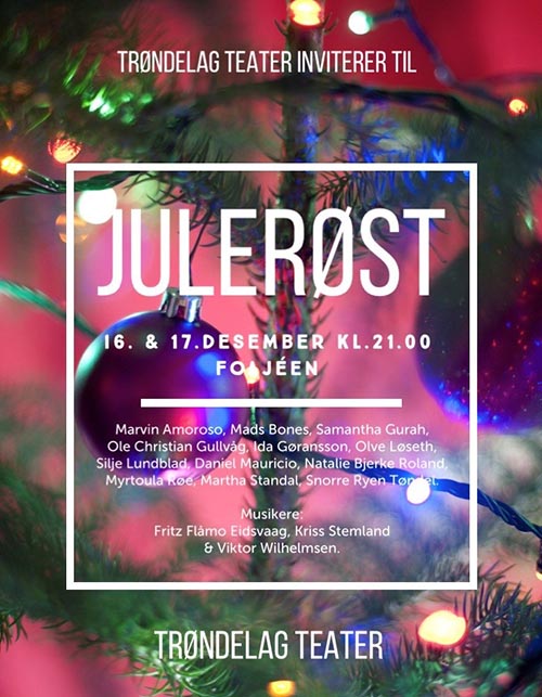 JULERØST - Julekonsert i Teatergata