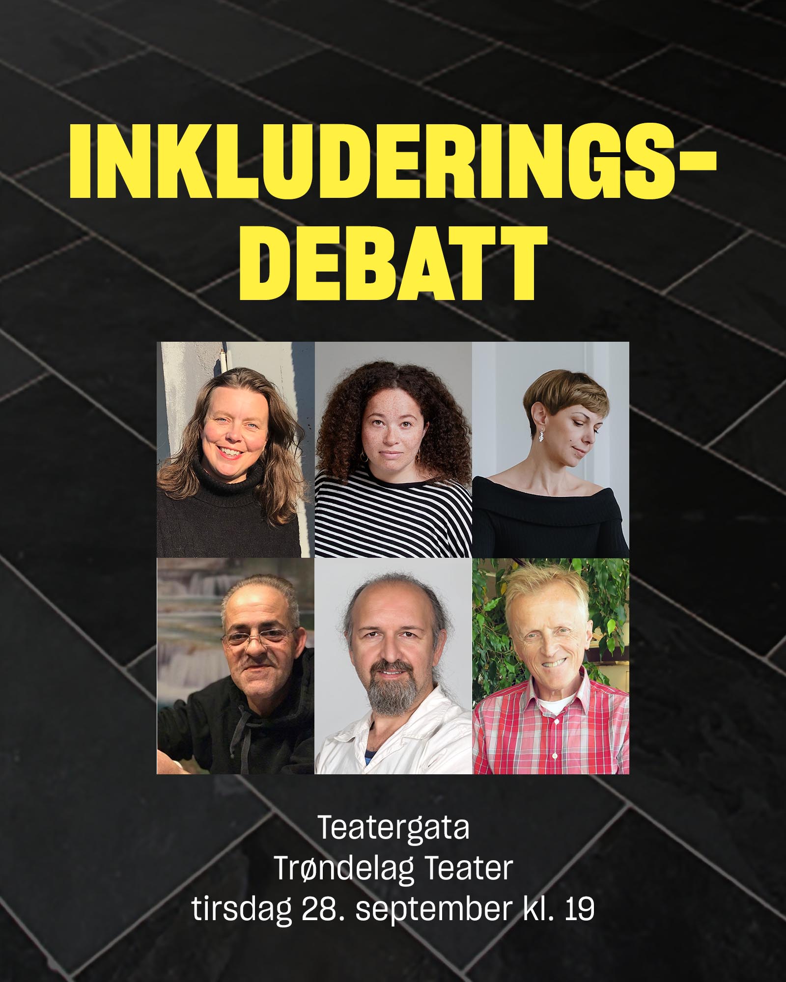 Velkommen til Inkluderingsdebatt i Teatergata i kveld