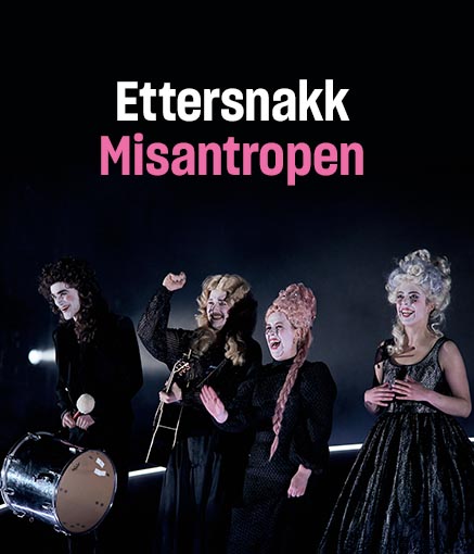 Samtale med skuespillerne i “Misantropen”